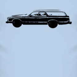 1973 Country Sedan Side View Faded Look T Shirt
