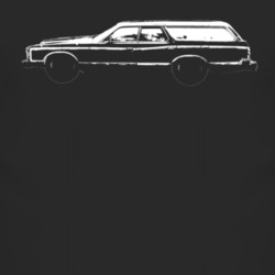 1973 Country Sedan Side View Dark T Shirt