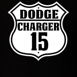 Highway Route 2015 Dodge Charger Classic Car T Shirt