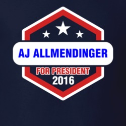 AJ Allmendinger For President T Shirt