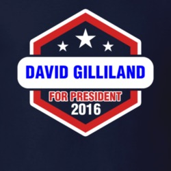 David Gilliland For President T Shirt