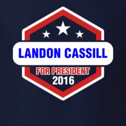 Landon Cassill For President T Shirt