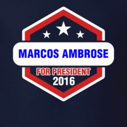 Marcos Ambrose For President T Shirt