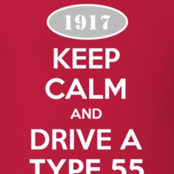 Keep Calm and Drive A 1917 Cadillac Type 55 T Shirt