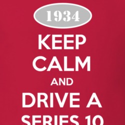 Keep Calm and Drive A 1934 Cadillac Series 10 T Shirt