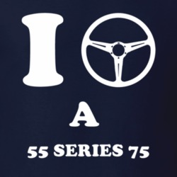 I Drive A 1955 Cadillac Series 75 Steering Whel T Shirt