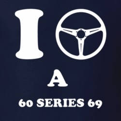 I Drive A 1960 Cadillac Series 69 Steering Whel T Shirt