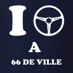 I Drive A 1966 Cadillac De Ville Steering Whel T Shirt