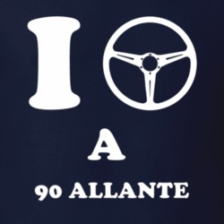 I Drive A 1990 Cadillac Allante Steering Whel T Shirt