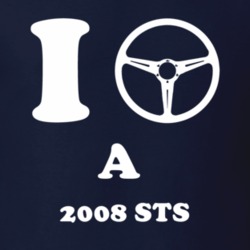 I Drive A 2008 Cadillac STS Steering Whel T Shirt