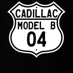 1904 Cadillac Model B Highway Route Sign T Shirt