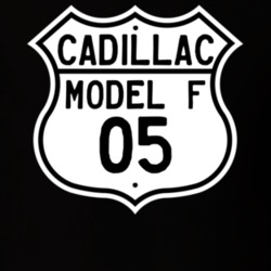1905 Cadillac Model F Highway Route Sign T Shirt