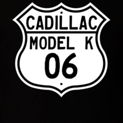 1906 Cadillac Model K Highway Route Sign T Shirt
