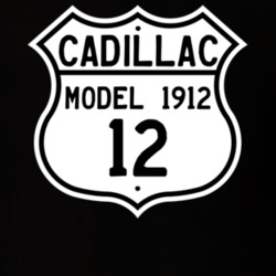 1912 Cadillac Model 1912 Highway Route Sign T Shirt