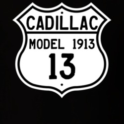 1913 Cadillac Model 1913 Highway Route Sign T Shirt