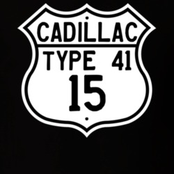 1915 Cadillac Type 41 Highway Route Sign T Shirt