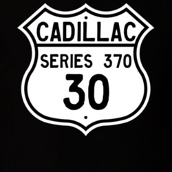 1930 Cadillac Series 370 Highway Route Sign T Shirt