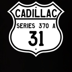 1931 Cadillac Series 370 A Highway Route Sign T Shirt