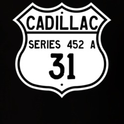 1931 Cadillac Series 452 A Highway Route Sign T Shirt