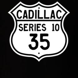1935 Cadillac Series 10 Highway Route Sign T Shirt