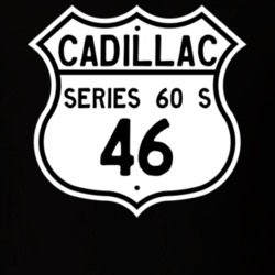 1946 Cadillac Series 60 S Highway Route Sign T Shirt