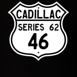 1946 Cadillac Series 62 Highway Route Sign T Shirt