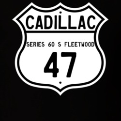 1947 Cadillac Series 60 S Fleetwood Highway Route Sign T Shirt