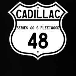 1948 Cadillac Series 60 S Fleetwood Highway Route Sign T Shirt