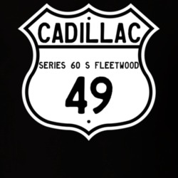 1949 Cadillac Series 60 S Fleetwood Highway Route Sign T Shirt