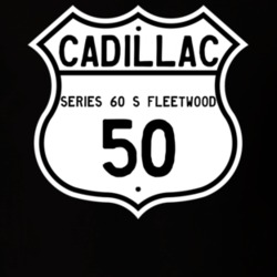 1950 Cadillac Series 60 S Fleetwood Highway Route Sign T Shirt