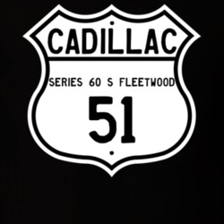 1951 Cadillac Series 60 S Fleetwood Highway Route Sign T Shirt