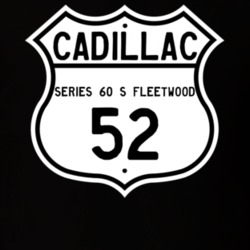 1952 Cadillac Series 60 S Fleetwood Highway Route Sign T Shirt