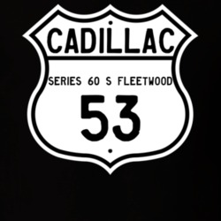 1953 Cadillac Series 60 S Fleetwood Highway Route Sign T Shirt