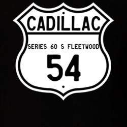 1954 Cadillac Series 60 S Fleetwood Highway Route Sign T Shirt