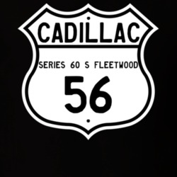 1956 Cadillac Series 60 S Fleetwood Highway Route Sign T Shirt