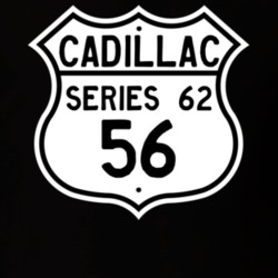 1956 Cadillac Series 62 Highway Route Sign T Shirt