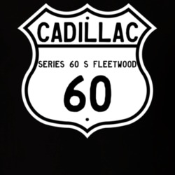 1960 Cadillac Series 60 S Fleetwood Highway Route Sign T Shirt