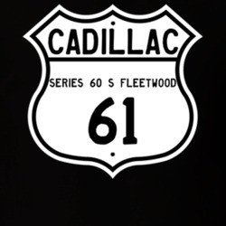 1961 Cadillac Series 60 S Fleetwood Highway Route Sign T Shirt