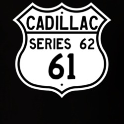 1961 Cadillac Series 62 Highway Route Sign T Shirt
