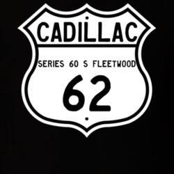 1962 Cadillac Series 60 S Fleetwood Highway Route Sign T Shirt