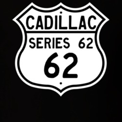 1962 Cadillac Series 62 Highway Route Sign T Shirt