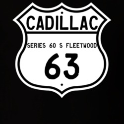 1963 Cadillac Series 60 S Fleetwood Highway Route Sign T Shirt