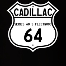 1964 Cadillac Series 60 S Fleetwood Highway Route Sign T Shirt