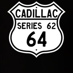 1964 Cadillac Series 62 Highway Route Sign T Shirt