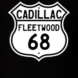 1968 Cadillac Fleetwood Highway Route Sign T Shirt
