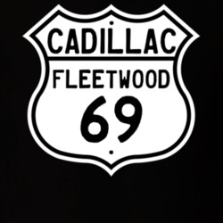 1969 Cadillac Fleetwood Highway Route Sign T Shirt