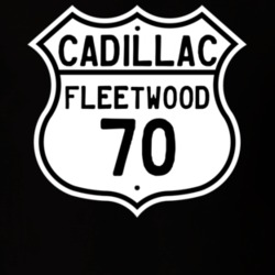 1970 Cadillac Fleetwood Highway Route Sign T Shirt