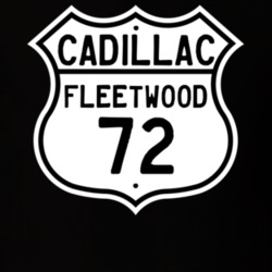 1972 Cadillac Fleetwood Highway Route Sign T Shirt