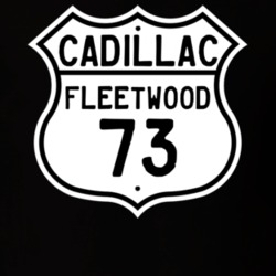 1973 Cadillac Fleetwood Highway Route Sign T Shirt