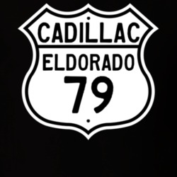 1979 Cadillac Eldorado Highway Route Sign T Shirt